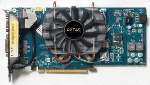 Zotac GeForce 9600 GT с шестью интерфейсами на задней панели