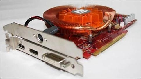 PowerColor HD 4850 PCS с выходами DisplayPort и HDMI
