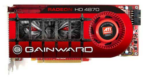 Видеокарты серии Radeon HD 4800 под брендом Gainward