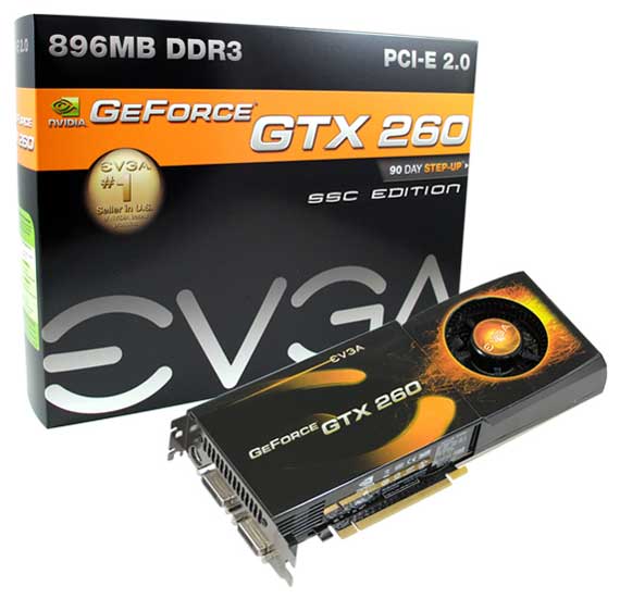 Три рецепта разгона GeForce GTX 260 от EVGA