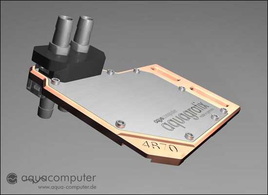 Водоблок для Radeon HD 4870 от aquacomputer