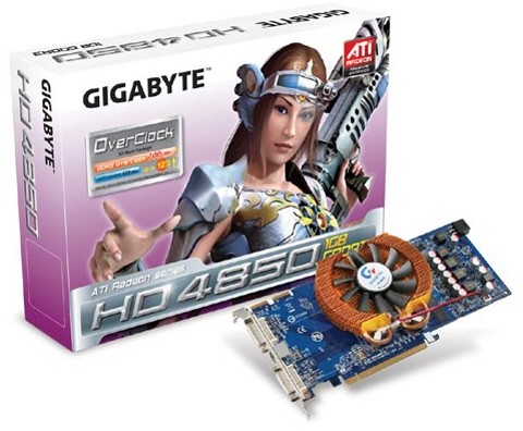 Gigabyte Radeon HD 4850 с разгоном, 1 Гб памяти и кулером Zalman