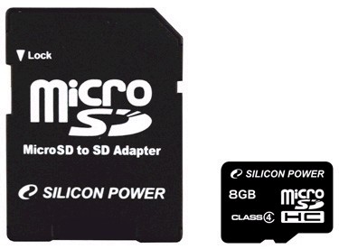 Silicon Power выпустила microSDHC-карту на 8 Гб