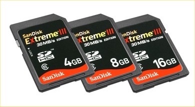 SanDisk выпустила скоростные карты памяти серии Extreme III