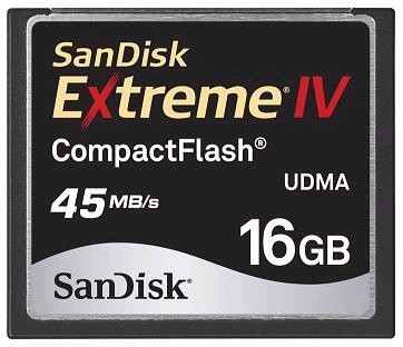 Extreme IV: новая серия CompactFlash карт от Sandisk