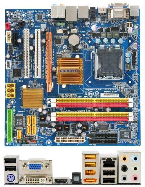 Платы Gigabyte на системной логике Intel G45/G43