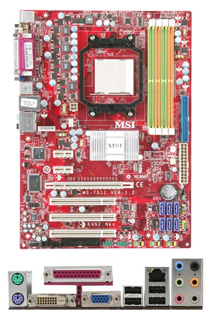 MSI K9N2V Neo - новая плата на чипсете NVIDIA GeForce 8100