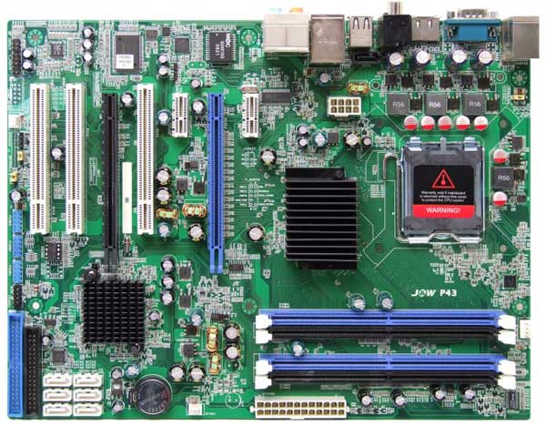 Дуэт материнских плат J&W на чипсете Intel P43