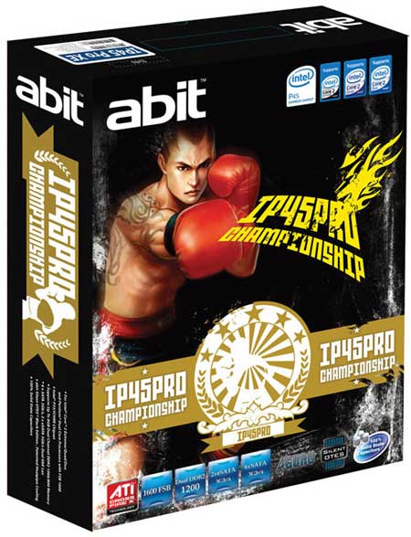 Официальные данные о плате abit IP45 Pro